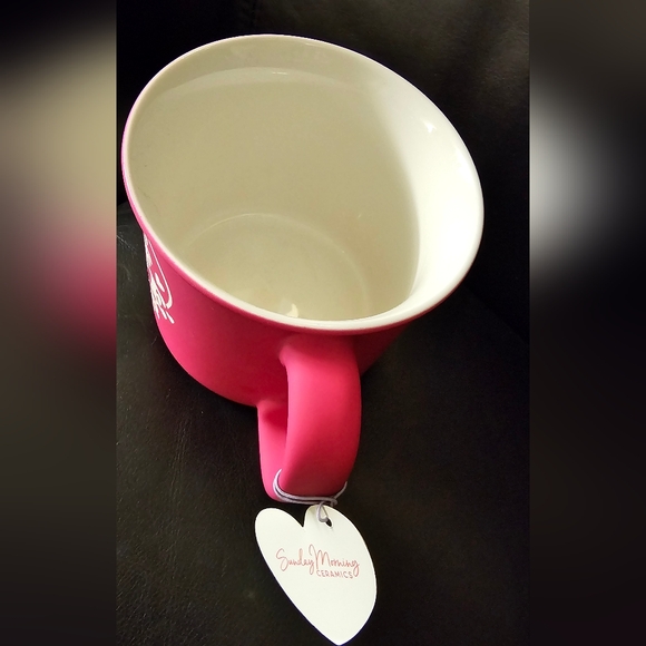 Self Love Club Hot Pink Soft Touch Mug 18oz Size New With Tags - Picture 6 of 8